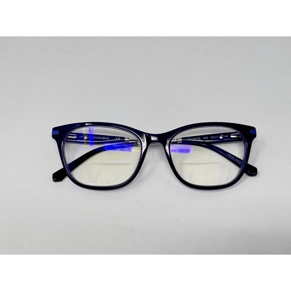 Calvin Klein CKJ18706 Eyeglass Frames Only 52-17-140 Blue 408